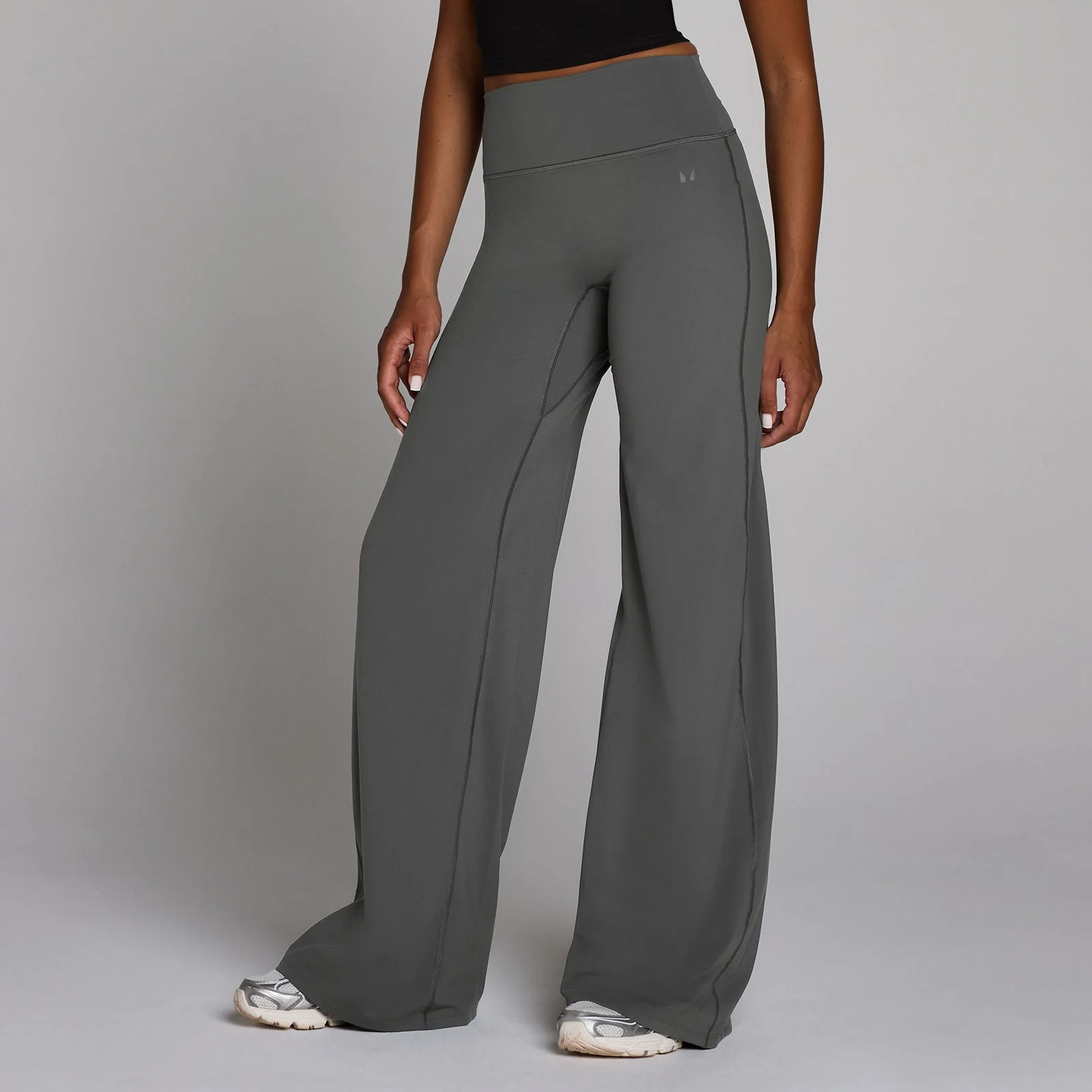 Leggings MP donna Tempo petite a gamba larga - Grigio scuro - L Immagine 1