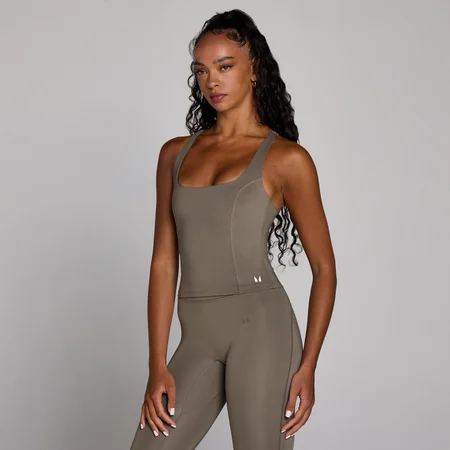 Canotta MP donna training racerback - Espresso