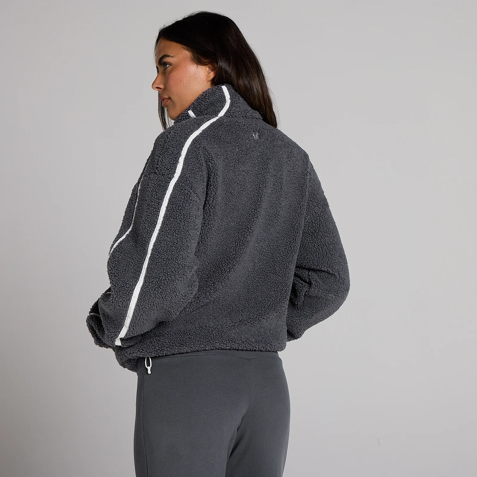 Giacca con zip MP donna in pile - Grigio robusto - XS Immagine 2