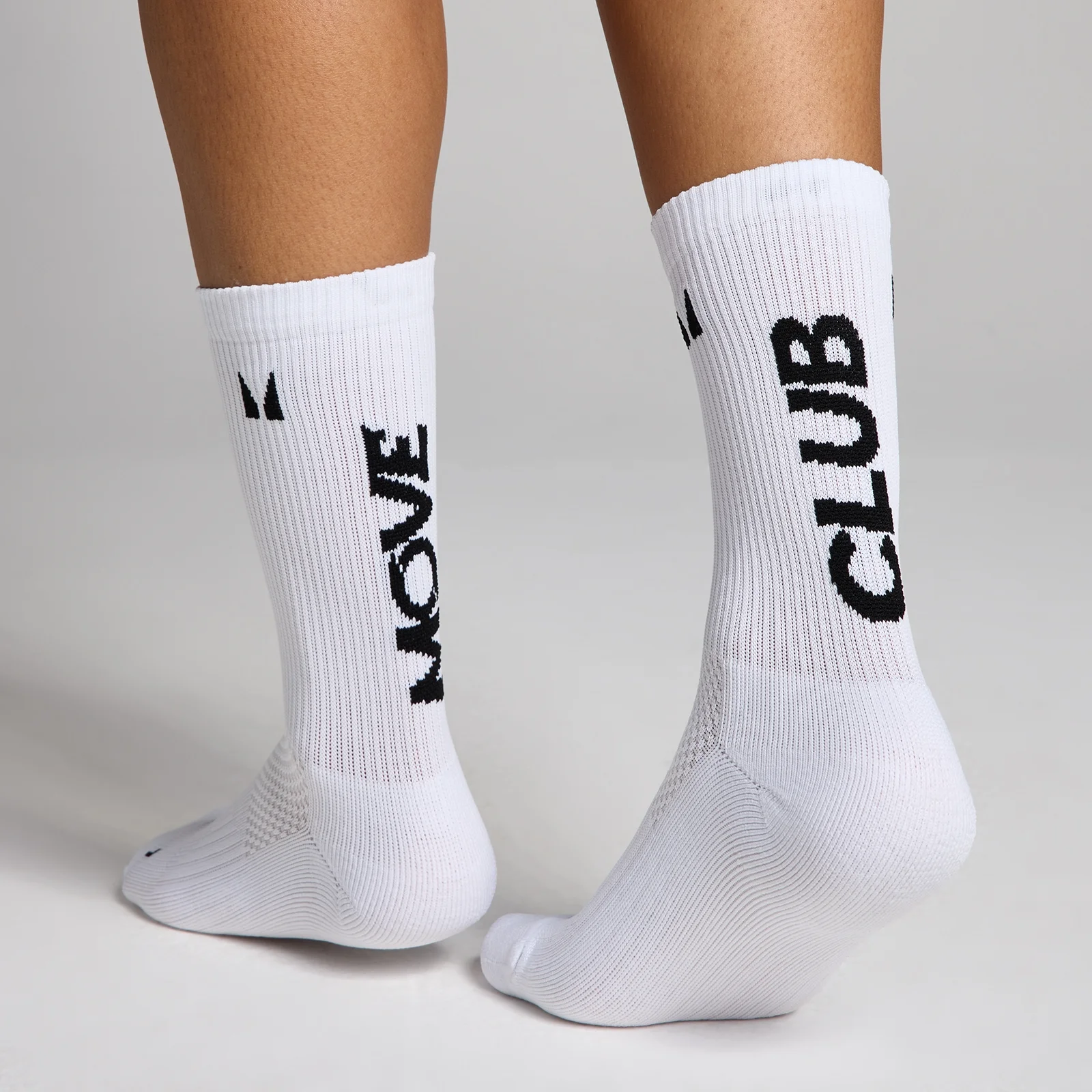 Calze da running MP Move Club (confezione da 2) - Nero/bianco - UK 9-11 Immagine 1