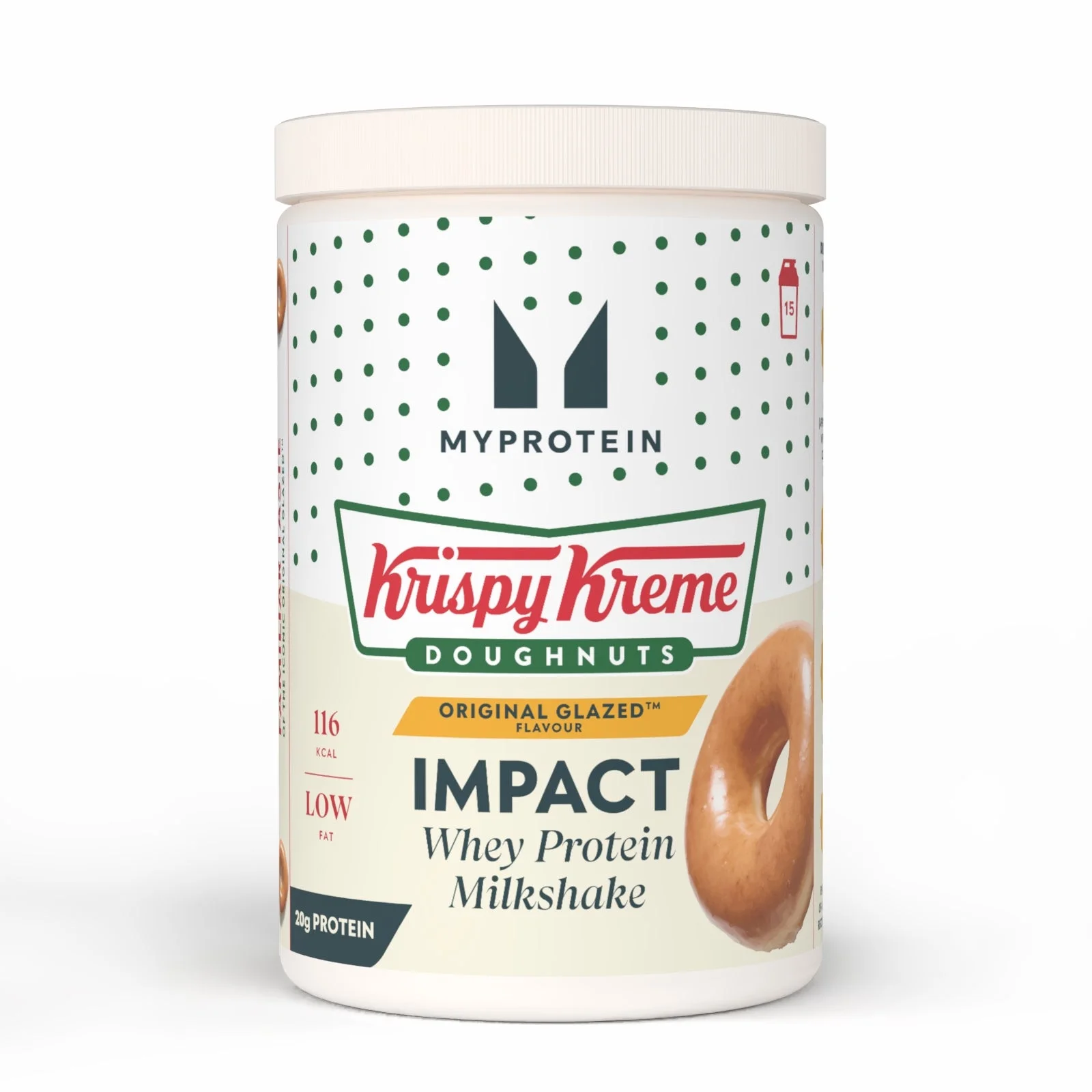 Impact Whey Protein Milkshake - Krispy Kreme® - 465g - 15porzioni - Original Glazed™ Immagine 1
