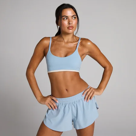 Reggiseno sportivo MP donna Tempo Contrast - Blu denim