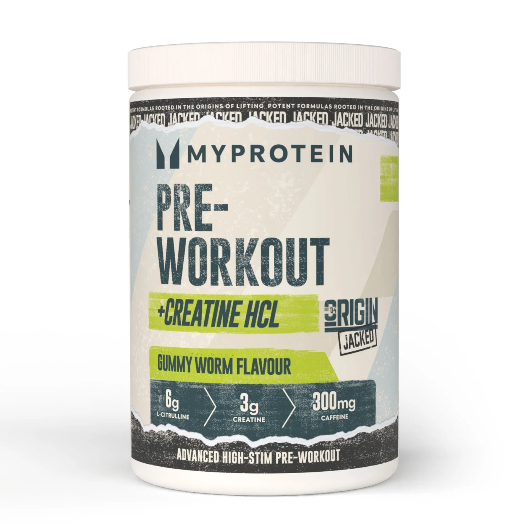 Origin Jacked Pre-Workout - 25porzioni - Gummy Worm Immagine 1