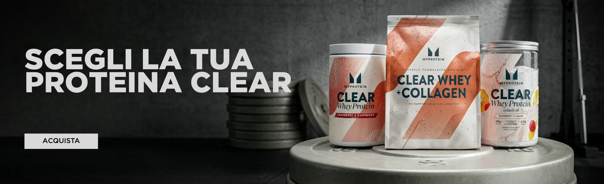 Discover the entire clear protein range